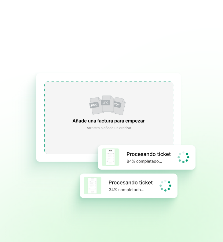 Paso 1 de Quipu: subir factura o ticket